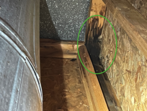 Moisture Intrusion at a Chimney Cap